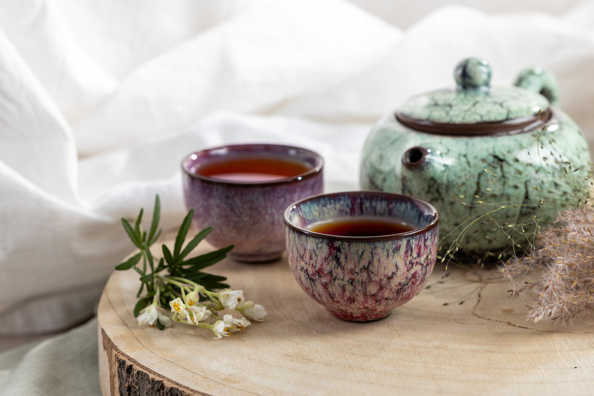 Elegancka Ceramiczna Filiżanka Na Herbatę