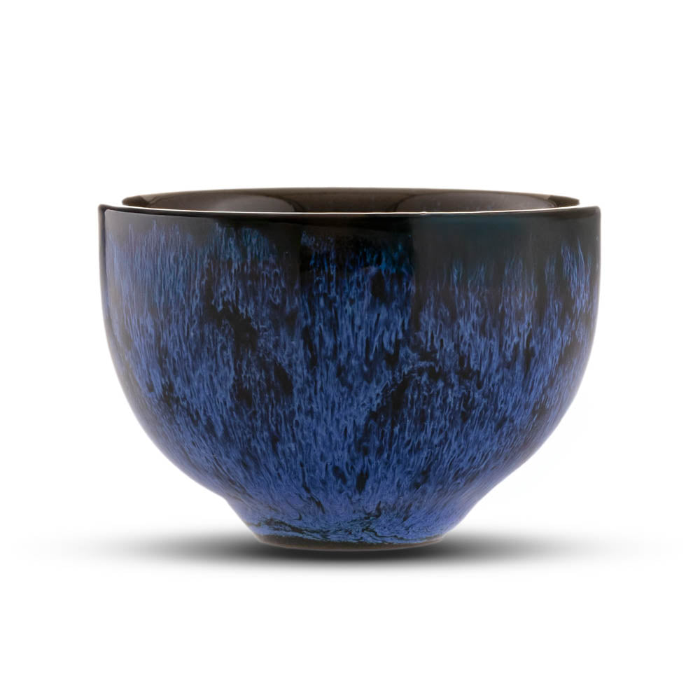 Ceramiczna Filiżanka - Elegancka Granatowo-Czarna Na Herbatę