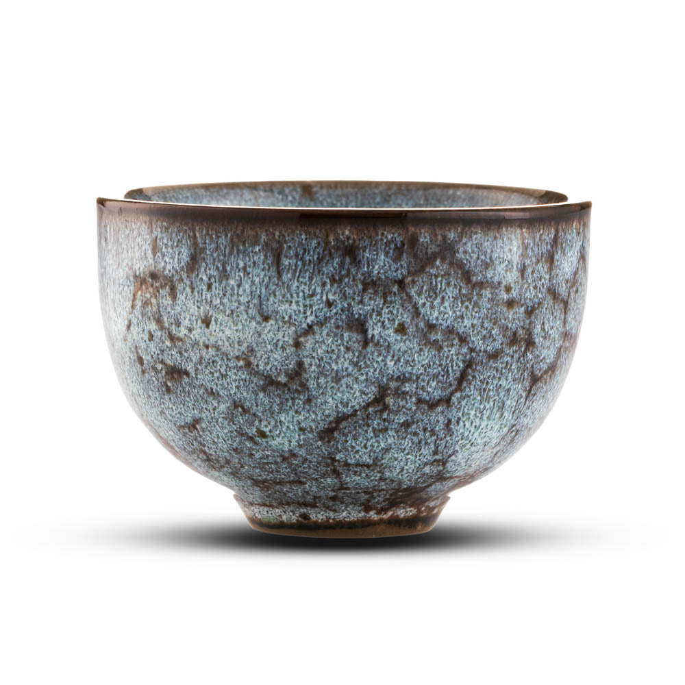 Ceramiczna Filiżanka - Elegancka Turkusowo-Czarna Na Herbatę