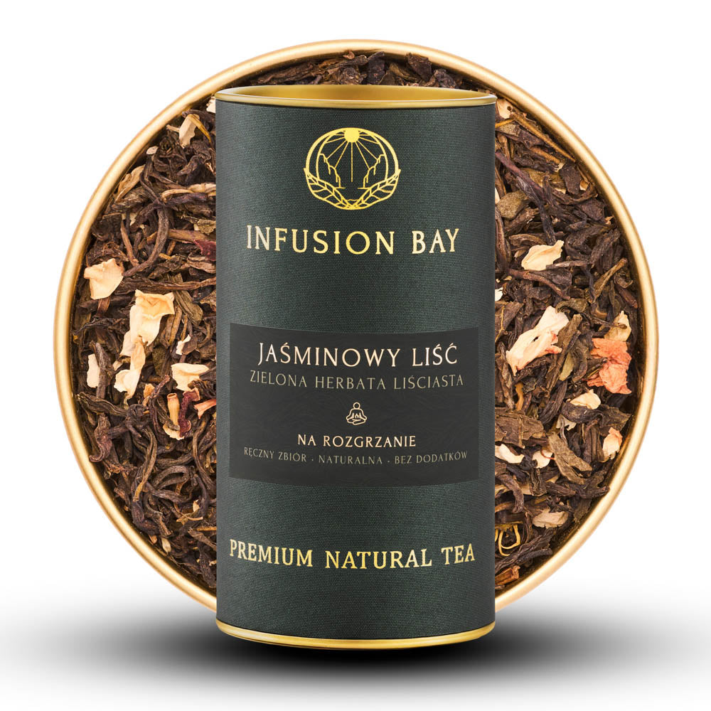 Jaśminowy Liść - Zielona Jaśminowa Lekko Słodka Świeża Herbata Na Rozgrzanie