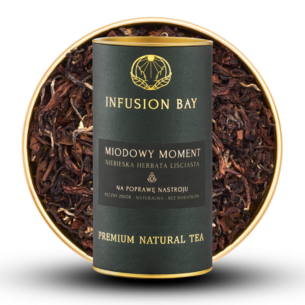 Miodowy Moment - Niebieska Miodowa Owocowa Karmelowa Herbata Na Poprawę Nastroju