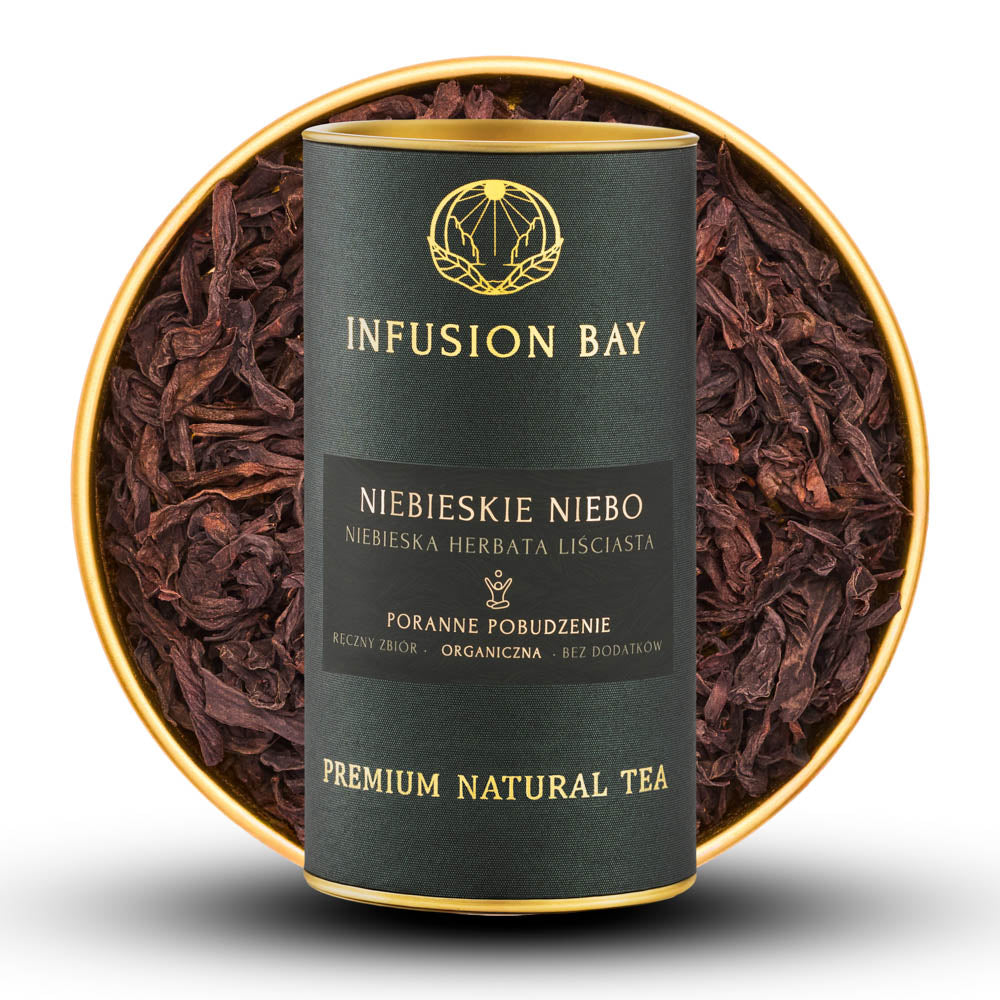 Niebieskie Niebo - Organiczna Niebieska Dymna Mineralna Lekko Gorzkawa Herbata Na Poranne Pobudzenie