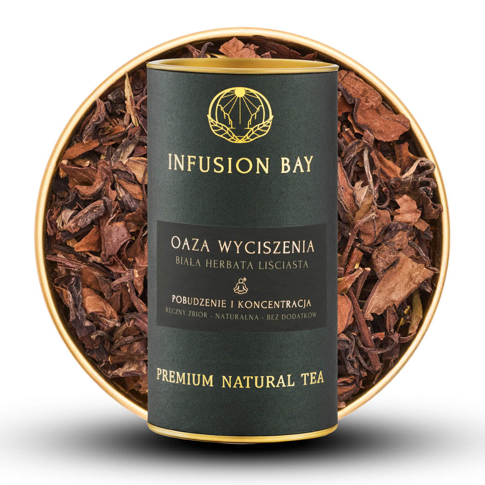 Oaza Wyciszenia - Biała Dymna Mineralna Lekko Gorzkawa Herbata Na Pobudzenie i Koncentrację