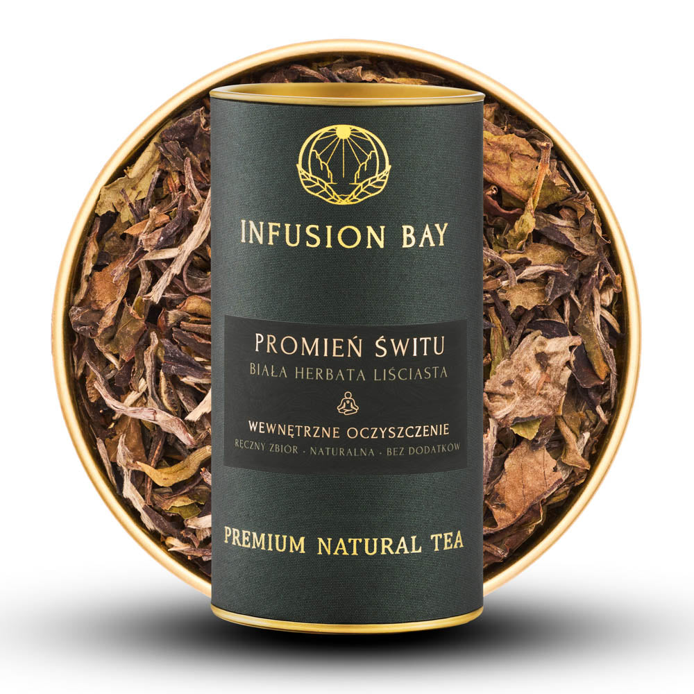Promień Świtu - Biała Kwiatowa Owocowa Świeża Herbata Na Wewnętrzne Oczyszczenie