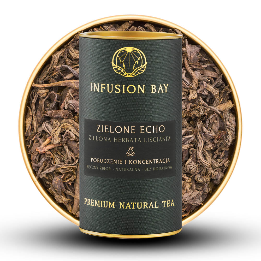 Zielone Echo - Zielona Dymna Mineralna Lekko Gorzkawa Herbata Na Pobudzenie i Koncentrację