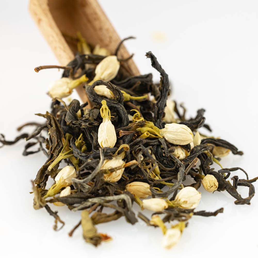 Powiew Jaśminu - Zielona Dymna Mineralna Lekko Gorzkawa Herbata Na Trawienie i Metabolizm