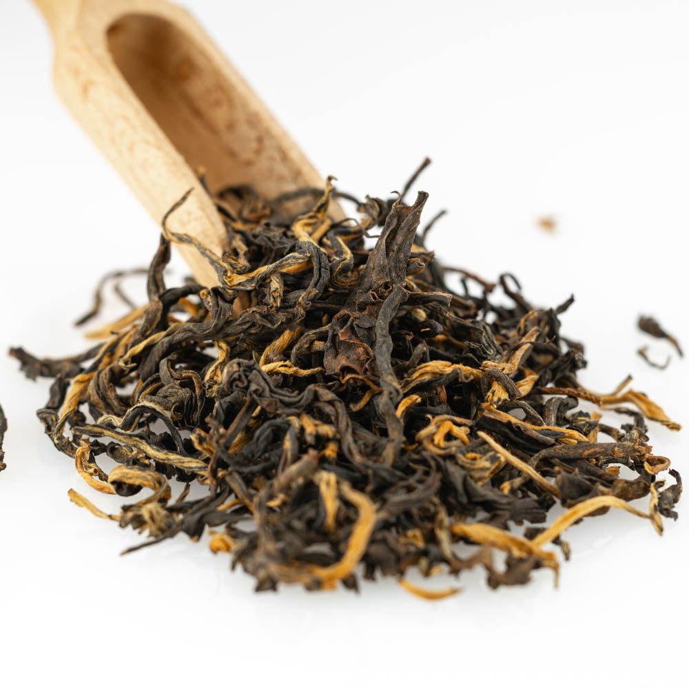 Złoty Rubin - Organiczna Czarna Karmelowa Miodowa Słodowo-Ziemista Herbata Na Pobudzenie i Koncentrację