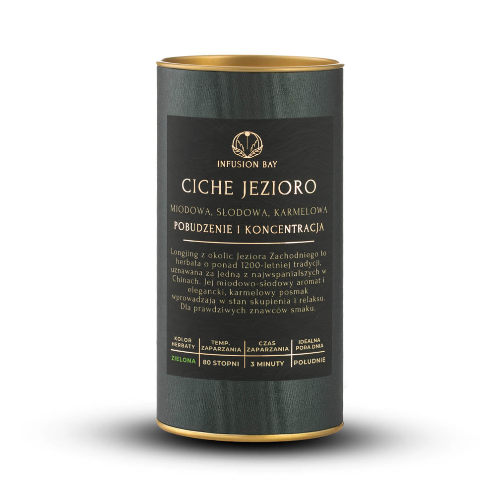 Ciche Jezioro - Organiczna Zielona Owocowa Miodowa Delikatna Herbata Na Pobudzenie i Koncentrację