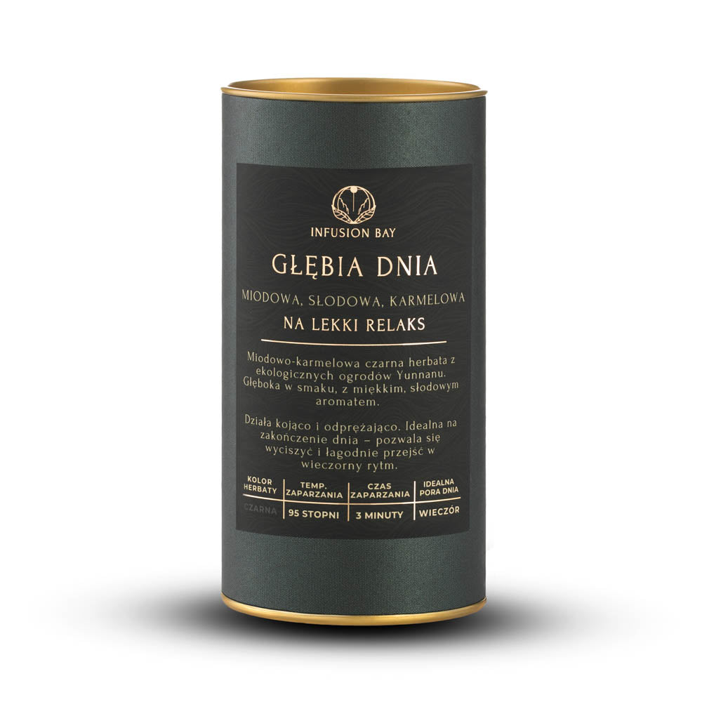 Głębia Dnia - Czarna Miodowa Słodowa Karmelowa Herbata