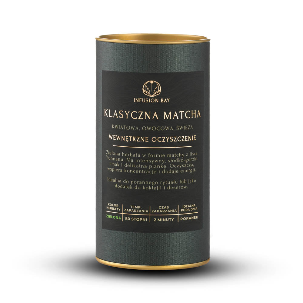 Klasyczna Matcha - Zielona Kwiatowa Owocowa Świeża Herbata Na Wewnętrzne Oczyszczenie