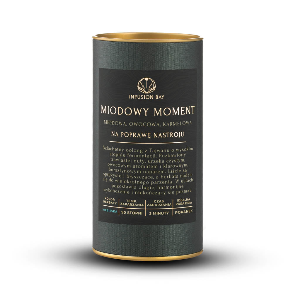 Miodowy Moment - Niebieska Miodowa Owocowa Karmelowa Herbata Na Poprawę Nastroju