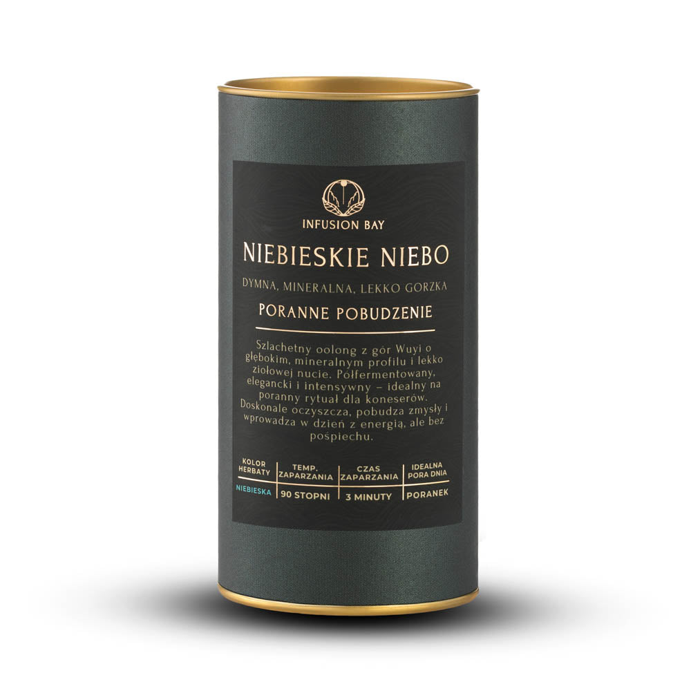 Niebieskie Niebo - Organiczna Niebieska Dymna Mineralna Lekko Gorzkawa Herbata Na Poranne Pobudzenie
