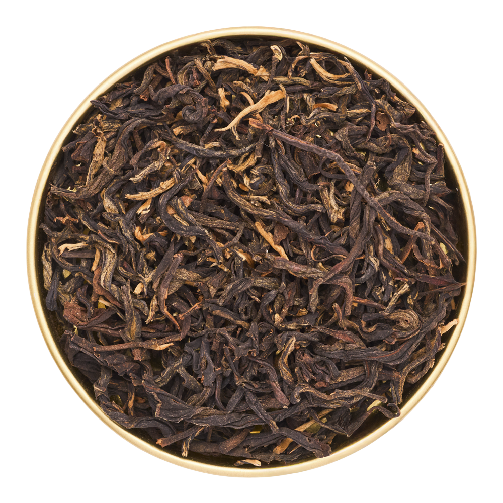 Złote Krople - Czarna Mocna Orzechowa Ziemista Herbata Na Poranne Pobudzenie